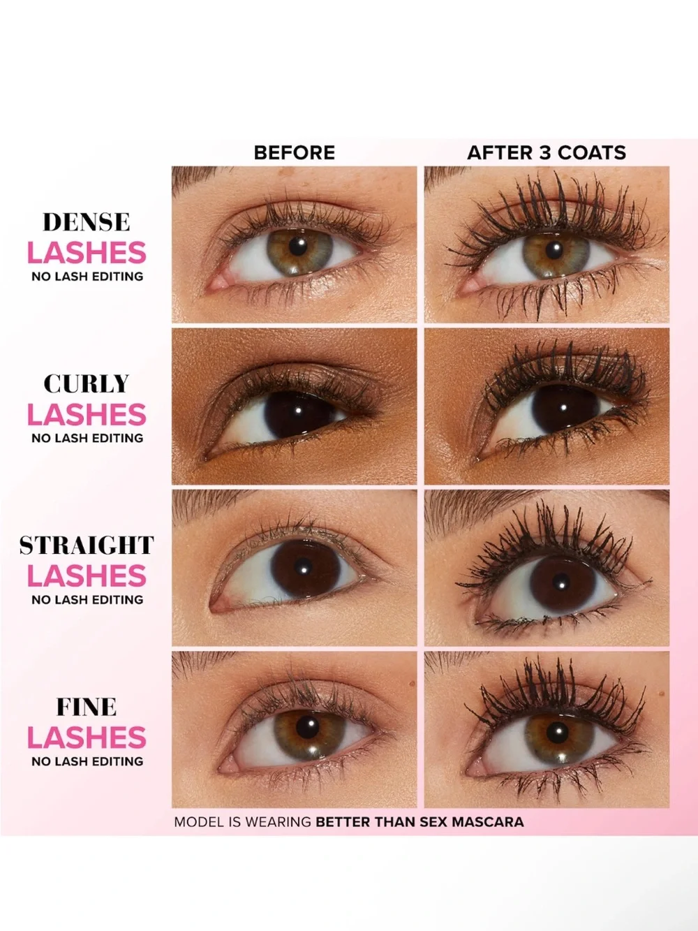 Too Faced *MOST POPULAR* Better Than Sex Mascara- Black